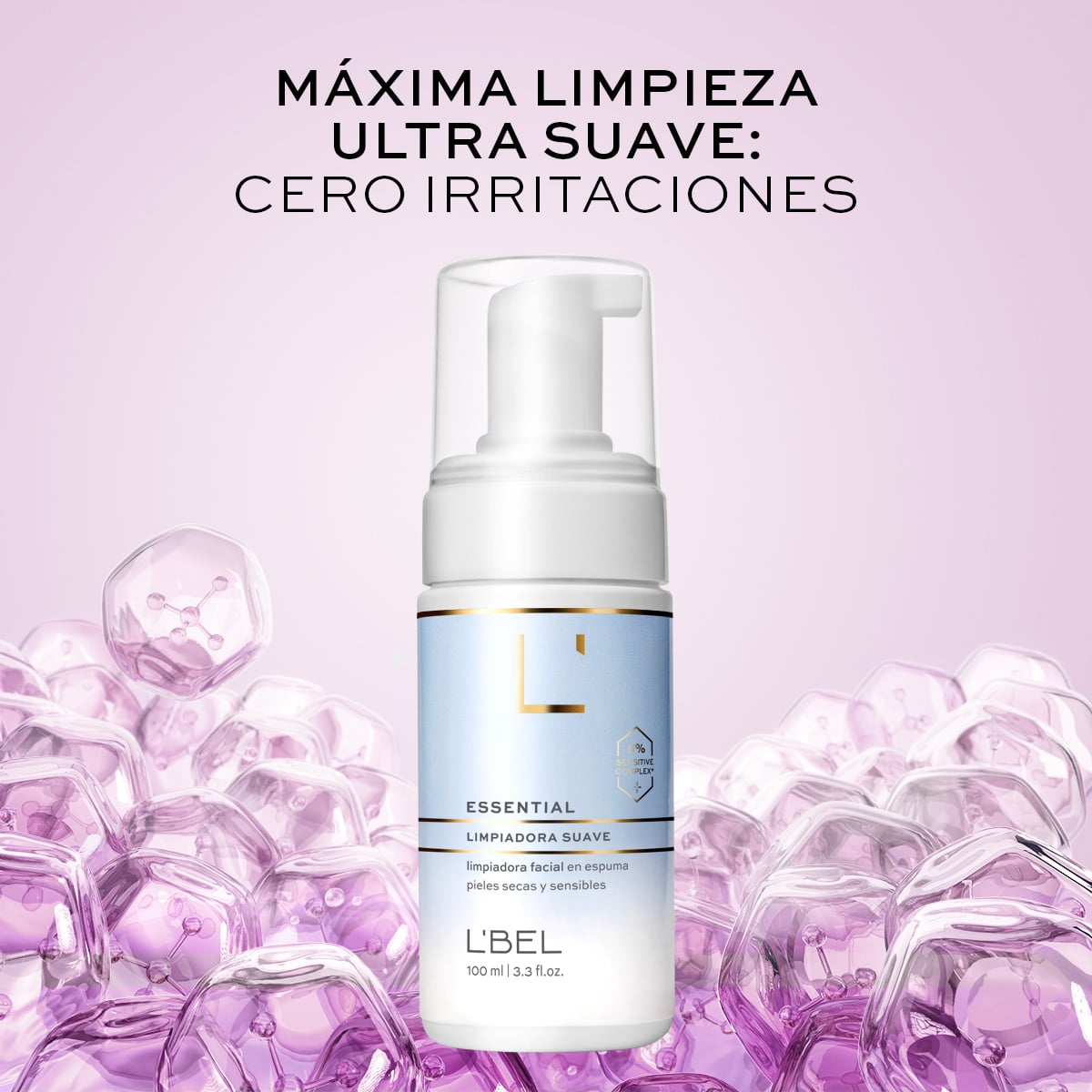 L'bel Essential Limpiador Facial Suave 100ml