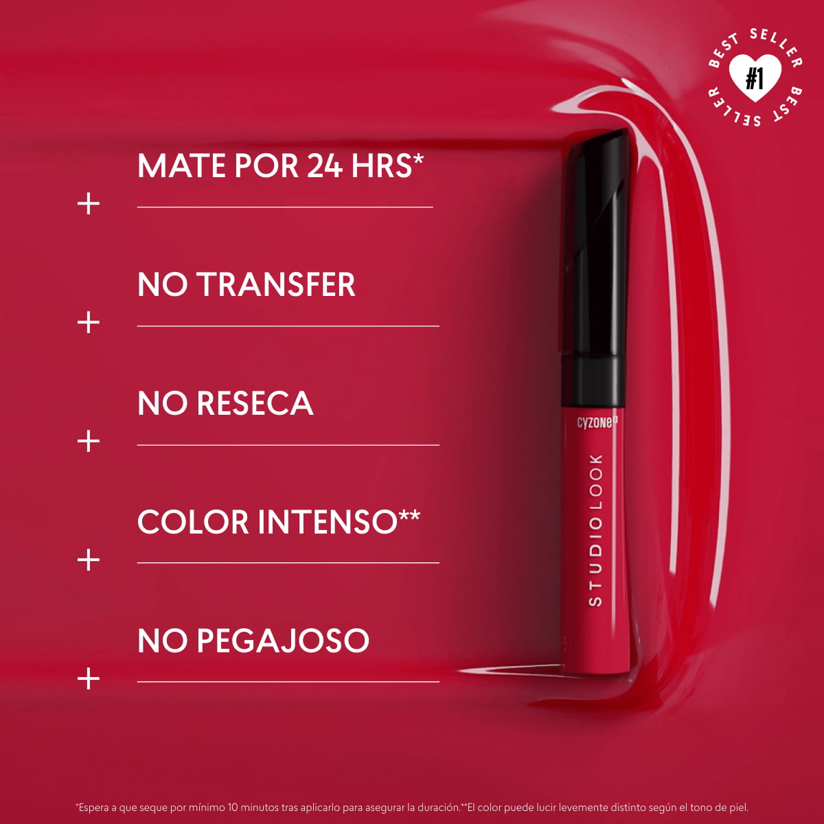 Cyzone Vibes of red Labial mate