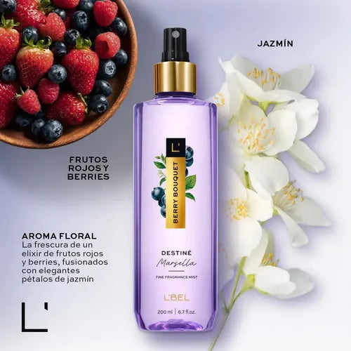 Colonia Destiné Marsella Berry Bouquet de L'BEL - 200ml / 6.7oz