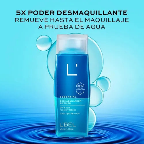 L'bel desmaquillante 45ml tamaño viaje