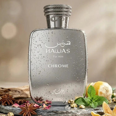 Rasasi Hawas Chrome 3.38oz/ 100ml