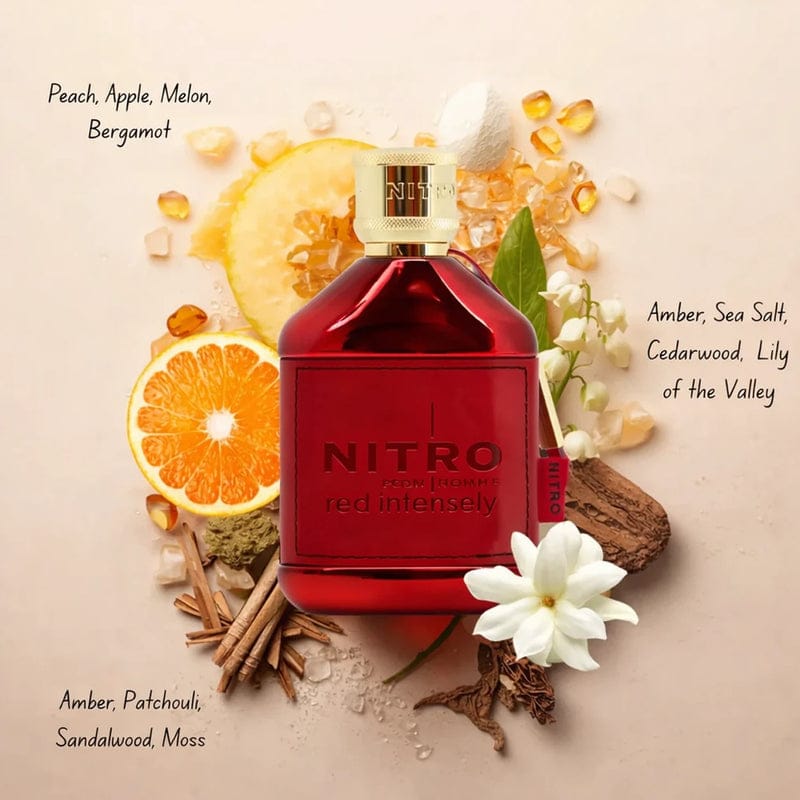 Nitro Red INTENSELY Extrait  De Parfum 3.4oz (100ml)