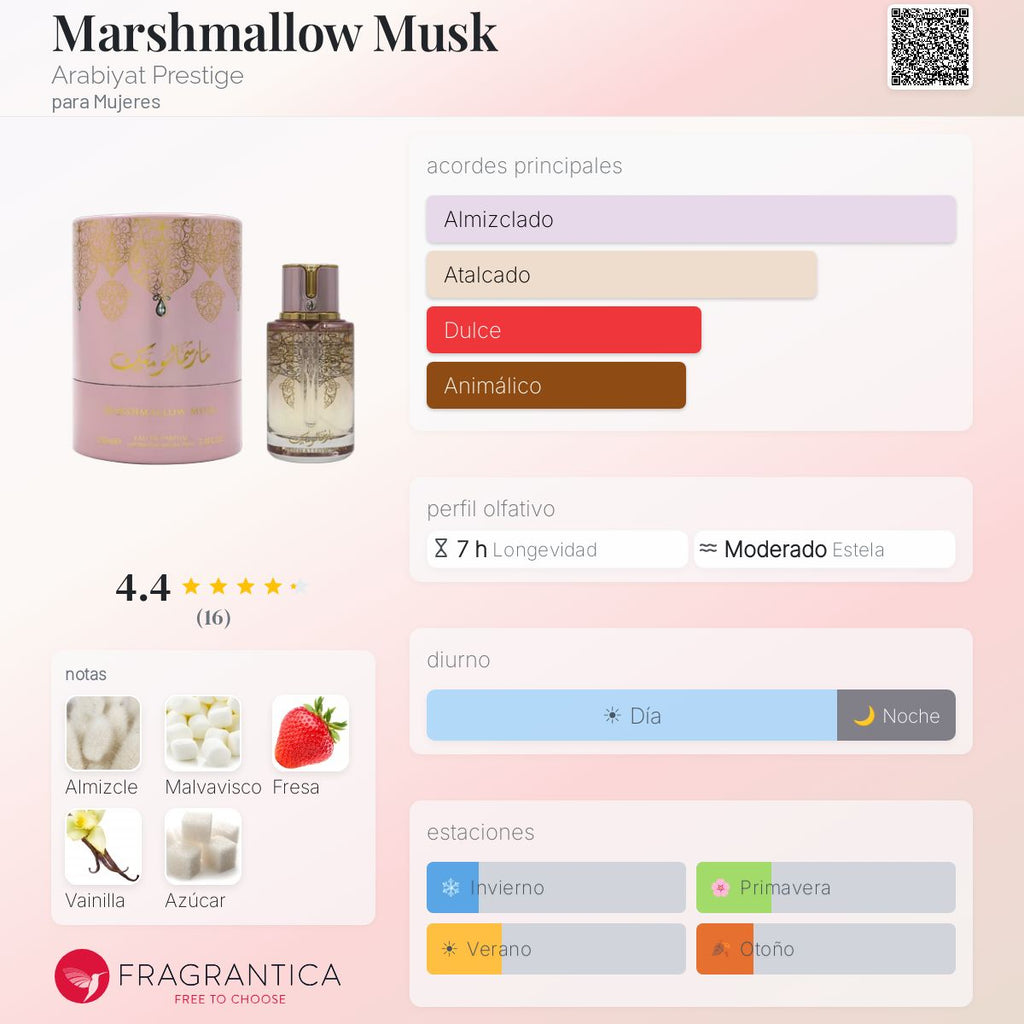 Marshmallow Musk Arabiyat Prestige 100ml 3.4 oz