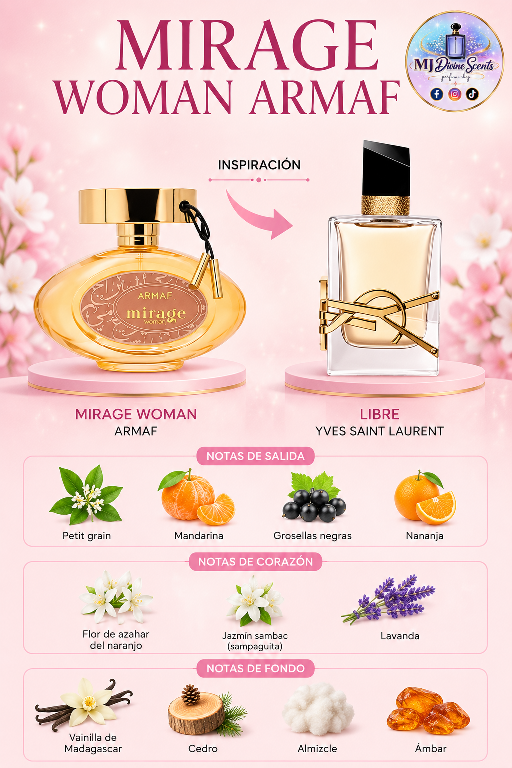 Armaf Mirage Woman 3.4oz 100ml Eau de Parfum
