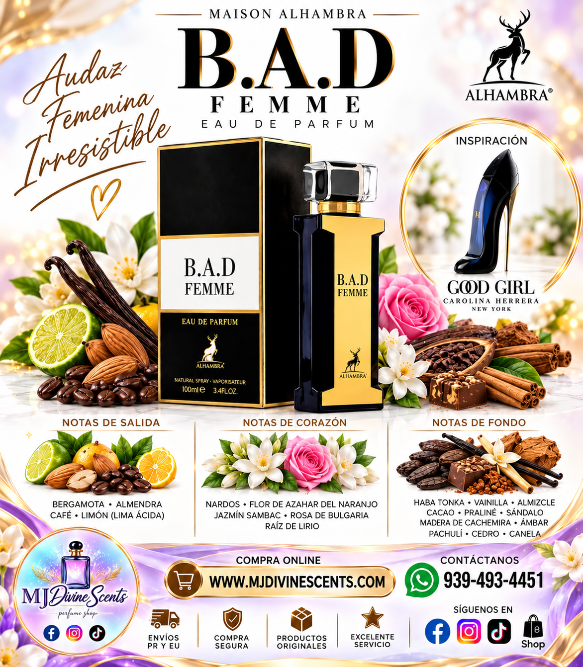 B.A.D Femme Maison Alhambra 3.4oz
