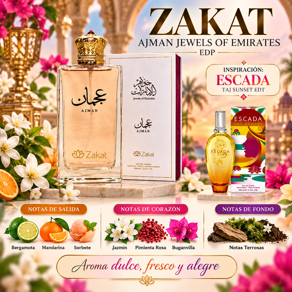 JEWELS OF EMIRATES AJMAN WOMEN EDP - 100 ML (3.40z) By ZAKAT