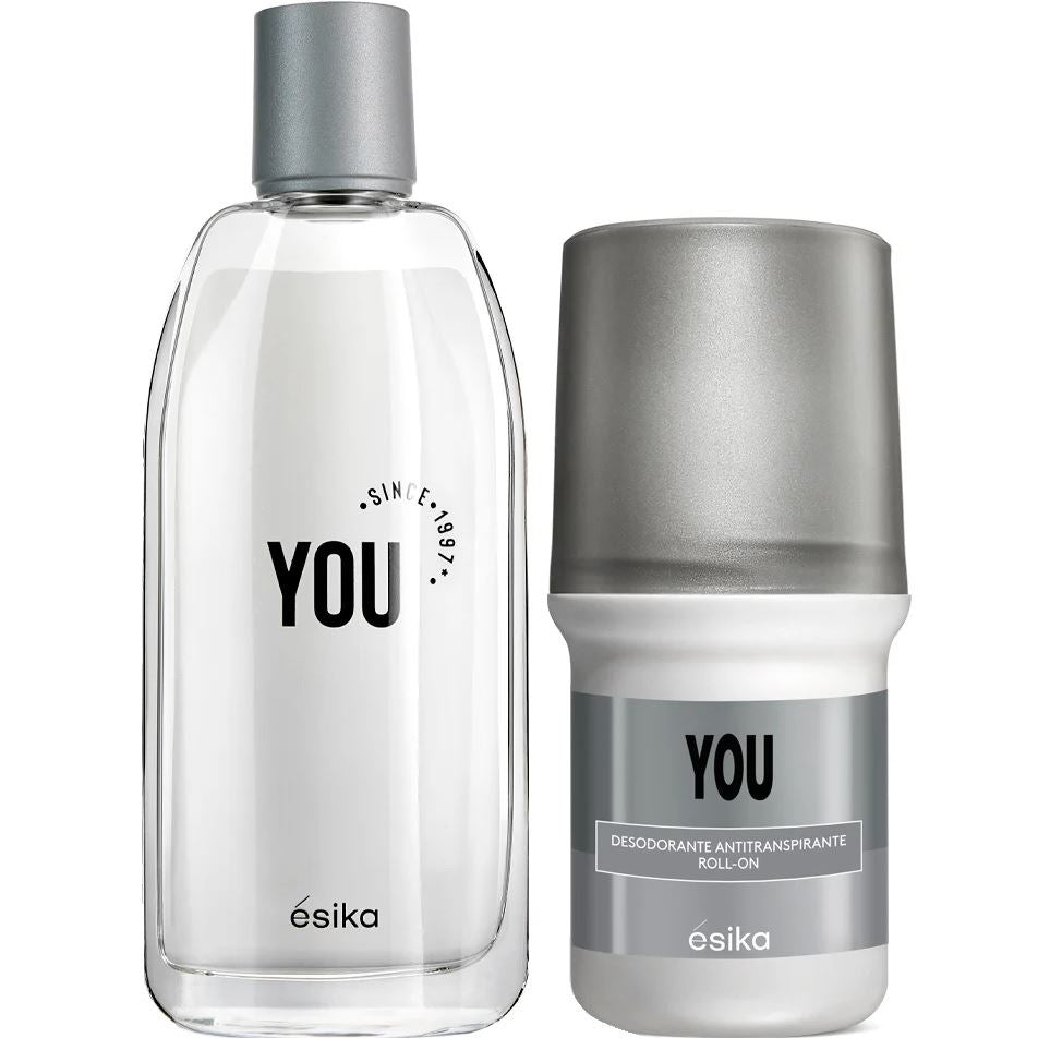 Esika Set You Unisex Colonia 3.4oz /  Desodorante Antiperspirante sin alcohol 1.7oz