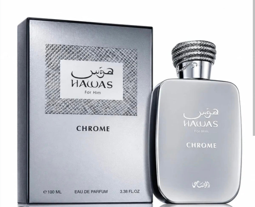 Rasasi Hawas Chrome 3.38oz/ 100ml